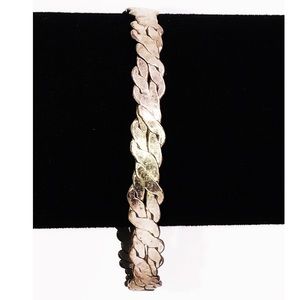 Vintage Mexico Sterling Silver Bangle Bracelet